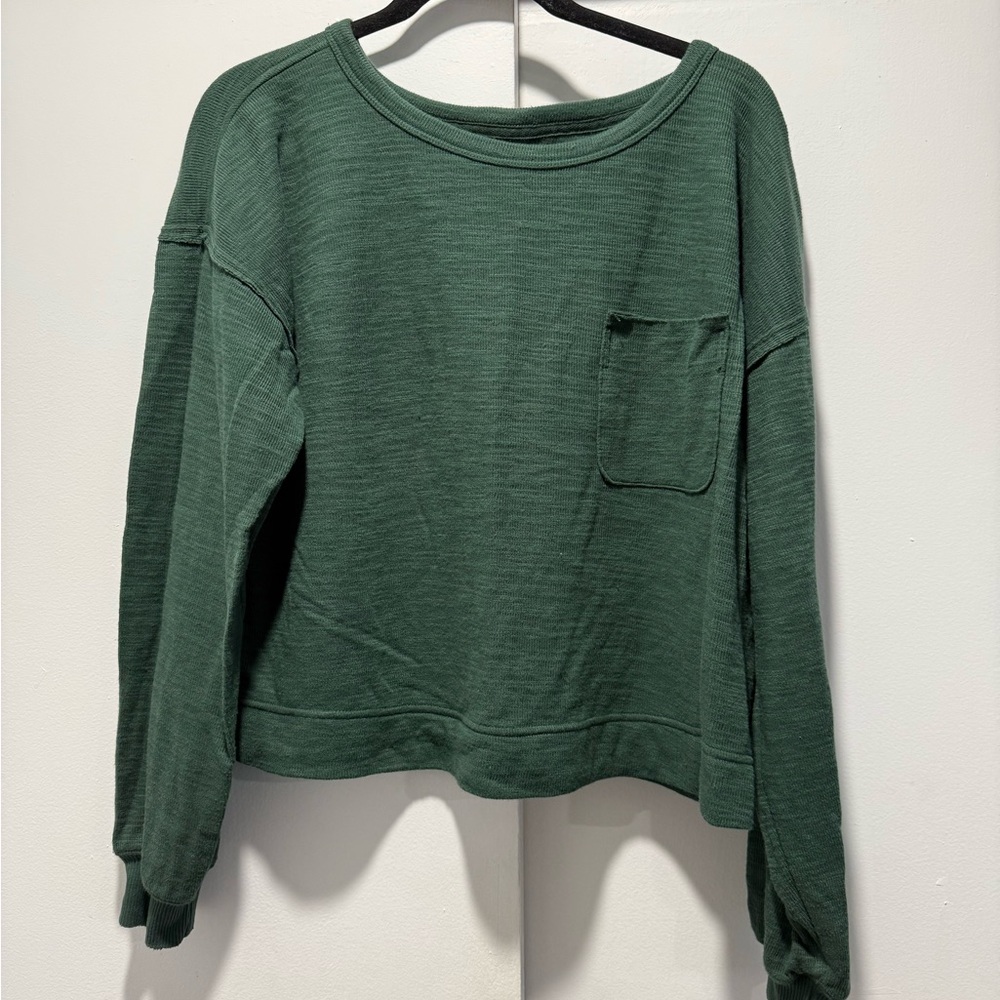 Green Women's Top Aerie Size XS